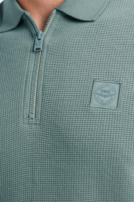 PME legend short sleeve polo flatback waffle